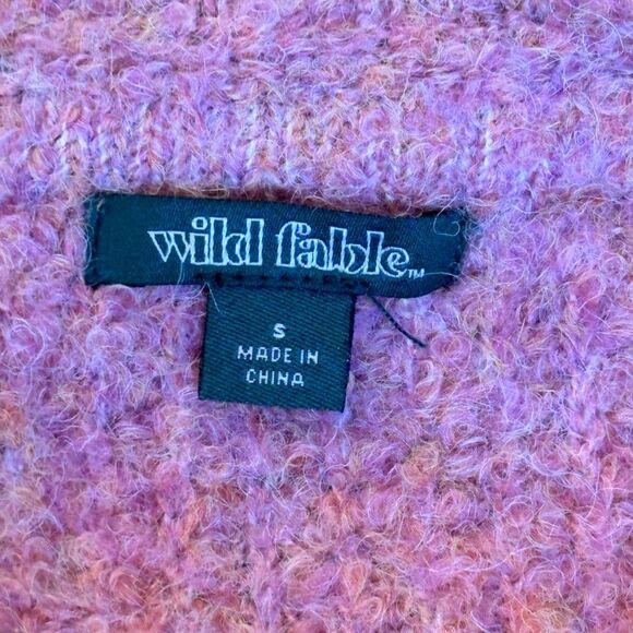 NWT Wild Fable Boucle Mini Skirt Fuzzy Pink Size Small - Picture 6 of 12